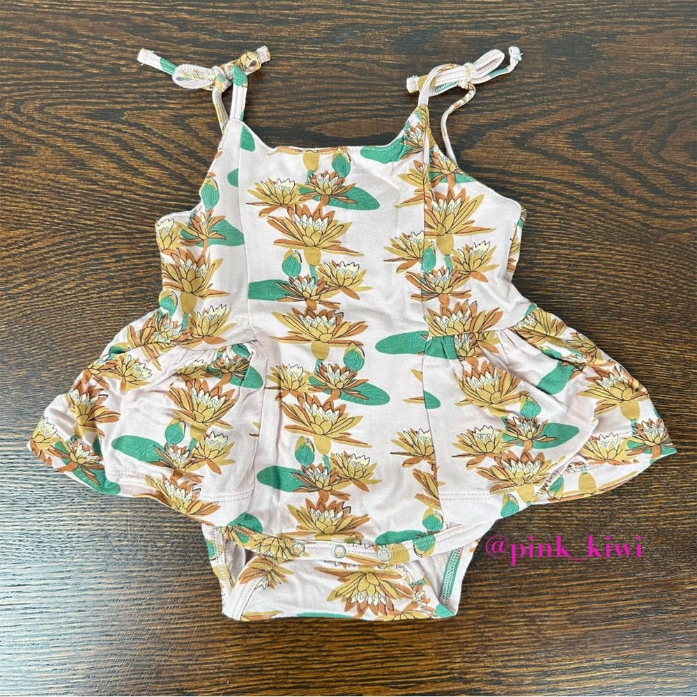 🆑 Kate Quinn Spaghetti Tie Ballerina Bubble Romper